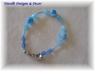 Child's Blue Bracelet-children, bracelet, jewelry, blue, 