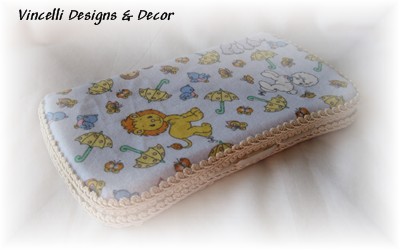 Travel Baby Wipe Container - Blue Animal - Precious Moments-baby, wipe, babywipes, container, precious moments,