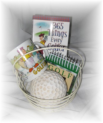 Golf Gift Basket-golf, gift basket,