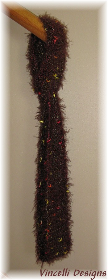 Smoky Topaz Scarf-knit, knitted, scarf, gift, accessory,