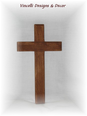 Decorative Wooden Cross - Plain