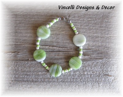 Green/White Bracelet