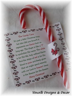 Candy Cane Ornaments - Set of 4