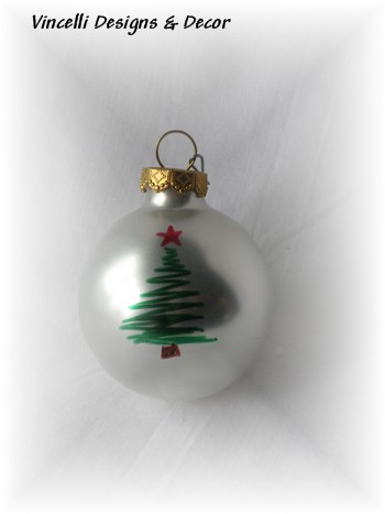 Christmas Tree Ornaments - Set of 4